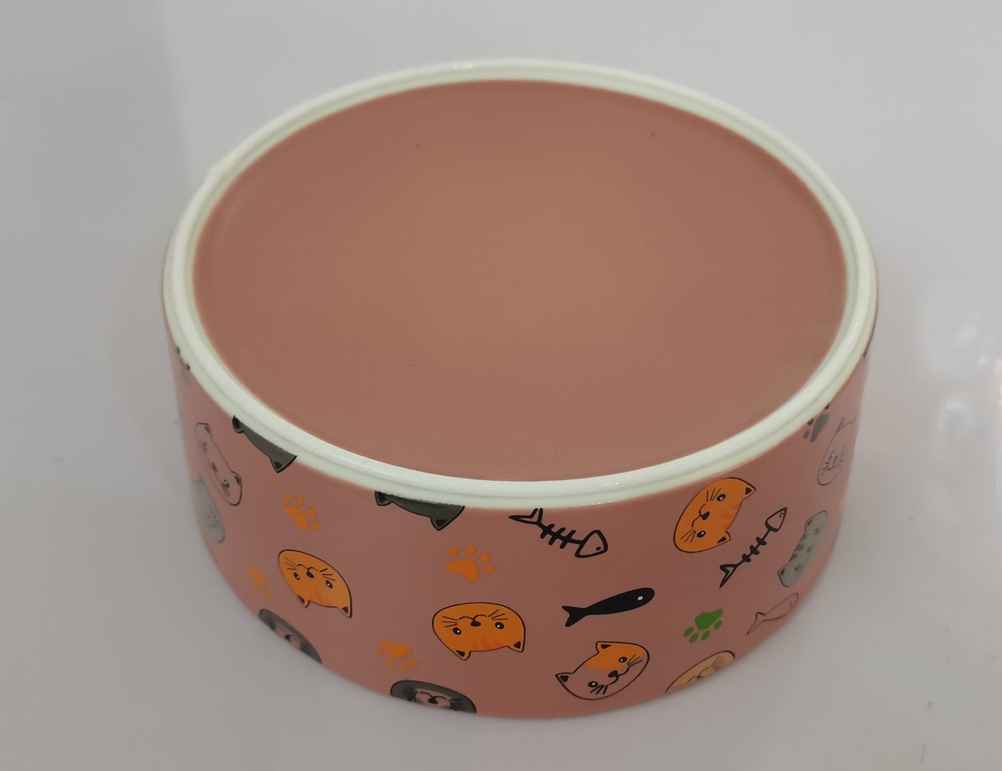 Petcocious 5 Inch Kate Cat Bowl Pink - (Set of 2)